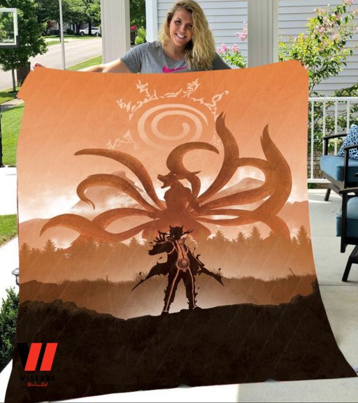 Unique Kurama Nine Tails Naruto Blanket, Cool Naruto Gifts