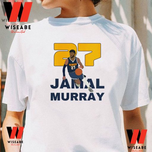 Cheap NBA Basketball Number 27 Jamal Murray Denver Nuggets Shirt