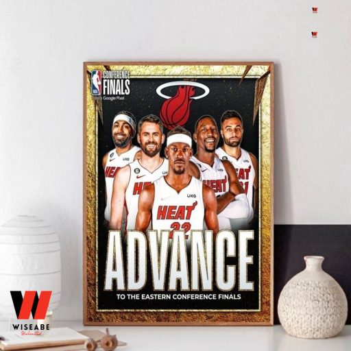 Hot NBA 2023 Miami Heat Eastern Conference Finales Poster