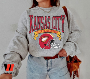 Kansas City Football Hooded Sweatshirt Est. 1960 Kansas City 