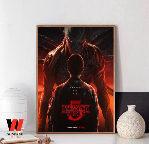 Stranger Things Season 5 Poster, Gifts For Stranger Things Fans