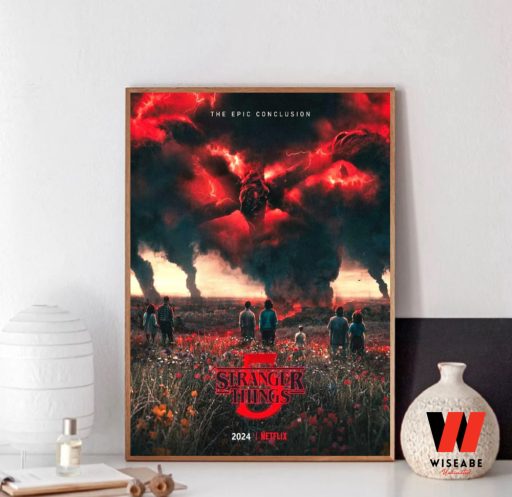 Cheap Stranger Things Season 5 Poster, Best Stranger Things Gifts