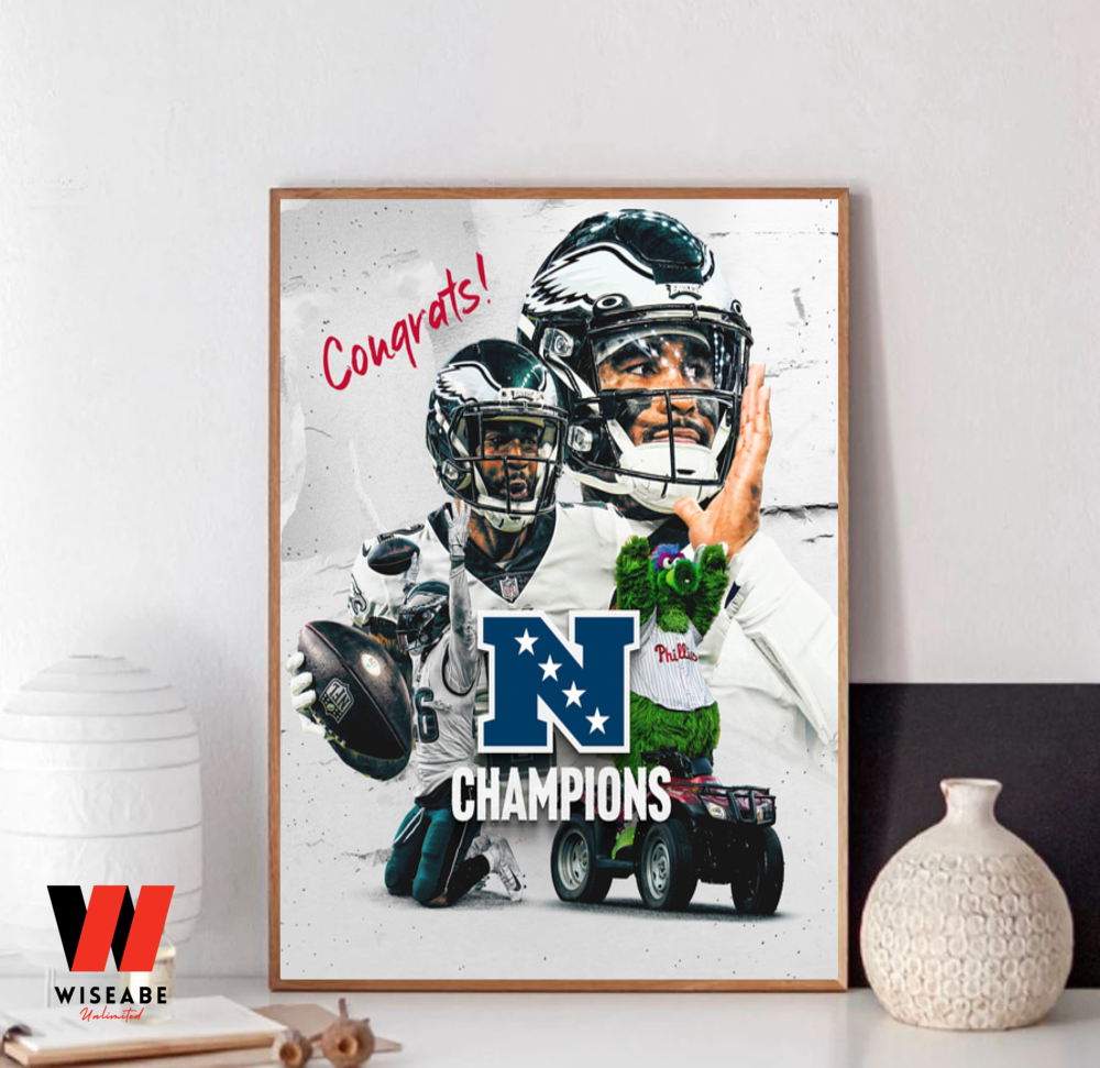 Philadelphia Eagles 2022 NFC Champs Poster #9