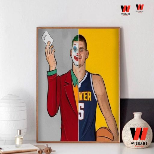 Cheap NBA Basketball Nikola Jokic Joker Denver Nuggets Poster