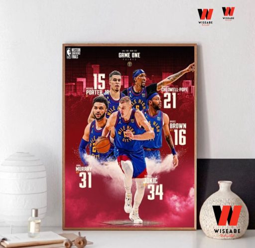 Cheap NBA Basketball Denver Nuggets Western Conference Finals Poster