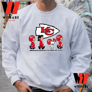 KC Chiefs Football Peanuts Characters Sweatshirt