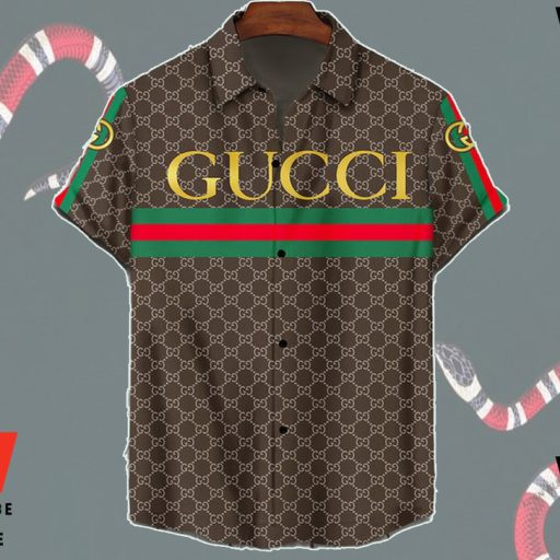 Cheap Gucci Hawaiian Shirt, Gucci Button Up Shirt