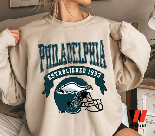 Vintage Football Philadelphia Est 1933 Go Birds Sweatshirt