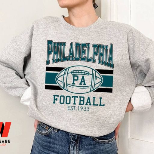 Vintage Philadelphia PA Football Est 1933 Crewneck Sweatshirt