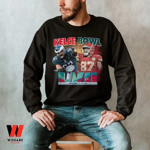 Kelce Brothers Football Kelce Bowl Super Bowl 2023 Shirt