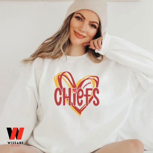 KC Chiefs In My Heart Kansas City Chiefs Womens Sweatshirt