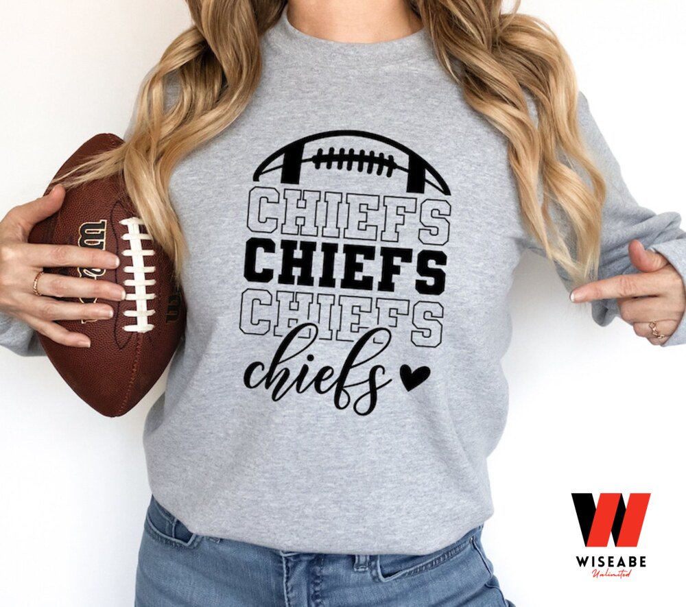 KC Chiefs In My Heart Kansas City Chiefs Womens Sweatshirt - Wiseabe  Apparels