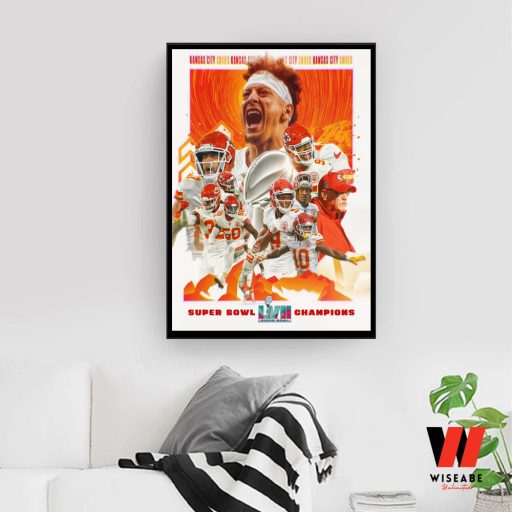 Kansas City Chiefs Super Bowl 2023 Champions Poster