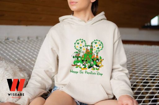 Disney World Lucky Grass Mickey Ears Happy St Patricks Sweatshirt, Disney St Patricks Day Gift