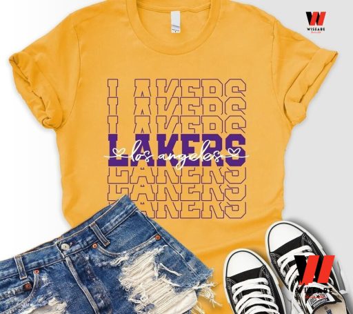 Vintage Black LA Lakers Shirt, Cheap LA Lakers Shirts Mens