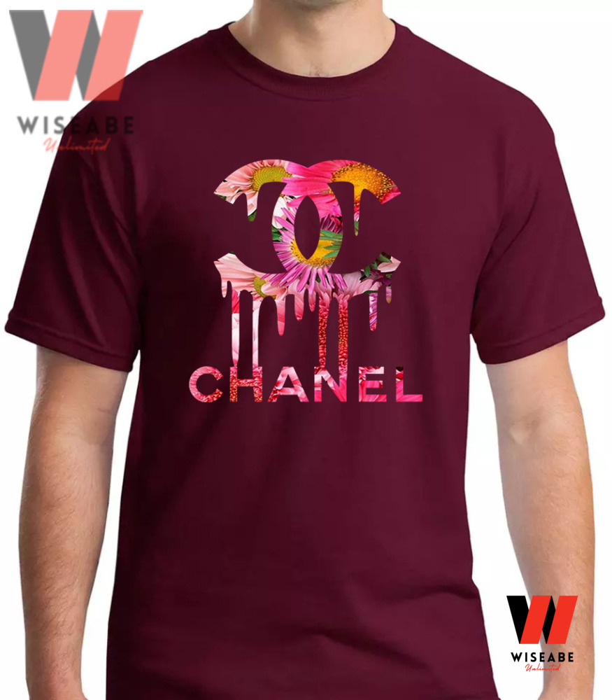 Tops Chanel Chanel 2018 Camellia T-Shirt Size 40 FR