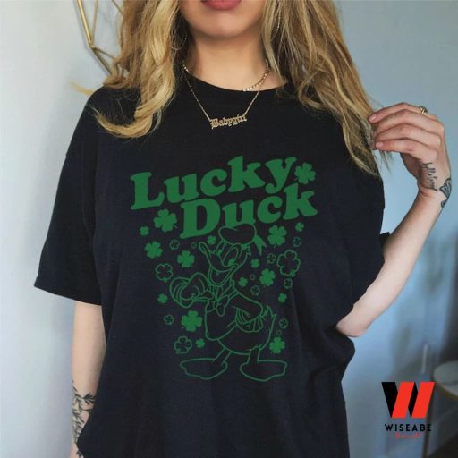 Lucky Duck Donald Irish Shamrock Disney St Patricks Day Shirt, St Patricks Day Gift