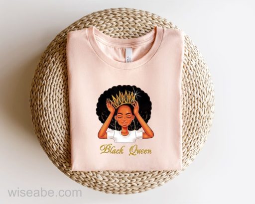 Melanin Black Queen Black History Month T Shirt,  Gifts For Black Moms