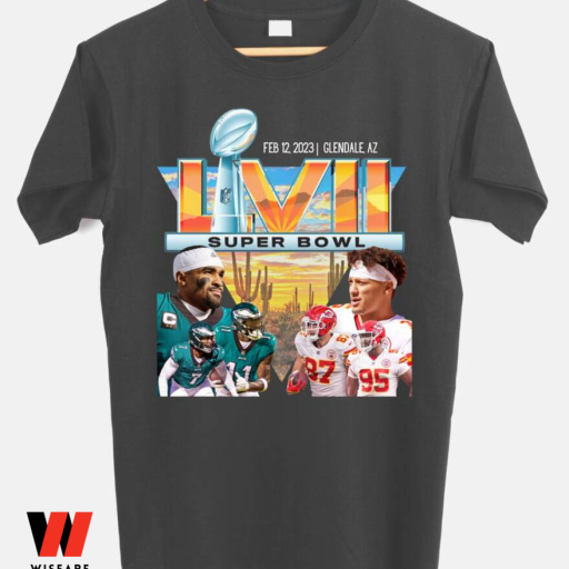 Super Bowl LVII 2023 Philadelphia Eagles And Kansas City Chiefs T Shirt