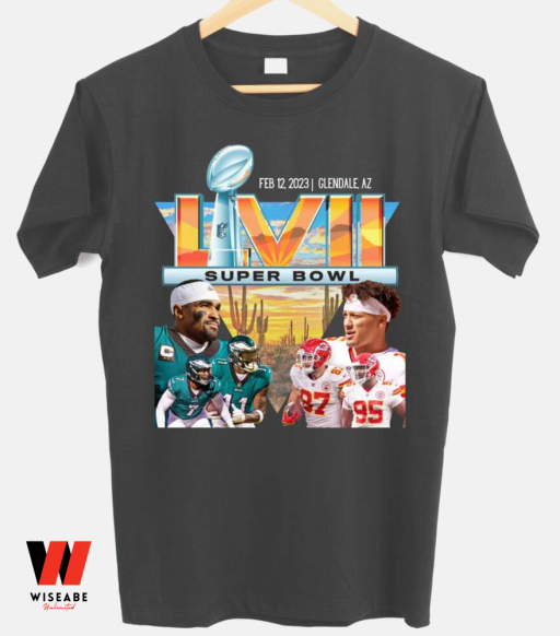 Super Bowl LVII 2023 Philadelphia Eagles And Kansas City Chiefs T Shirt