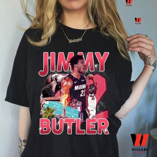 Vintage NBA Basketball Jimmy Butler Miami Heat T Shirt