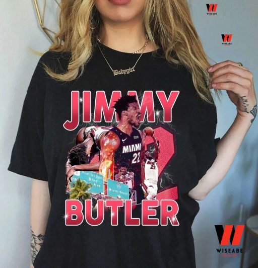 Vintage NBA Basketball Jimmy Butler Miami Heat T Shirt