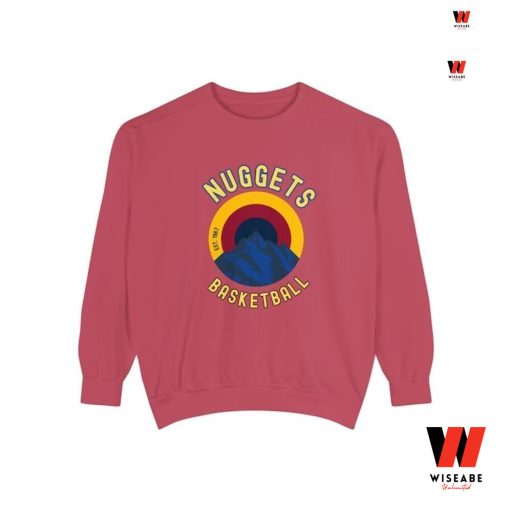 Cheap NBA Basketball Denver Nuggets Crewneck Sweatshirt Womens