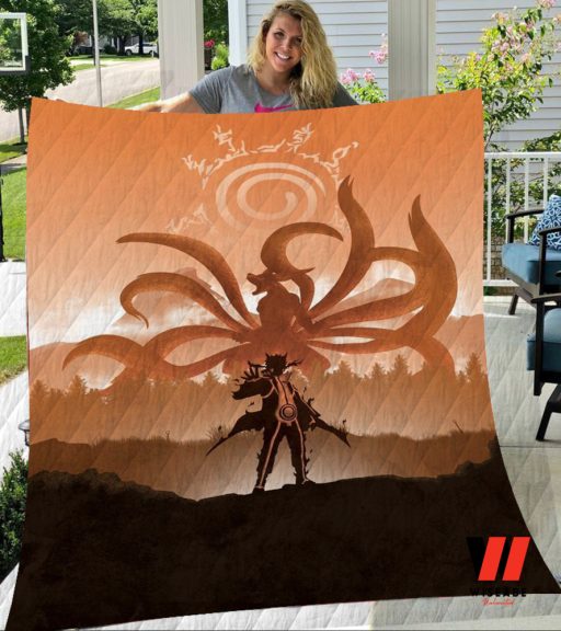 Unique Kurama Nine Tails Naruto Blanket, Cool Naruto Gifts