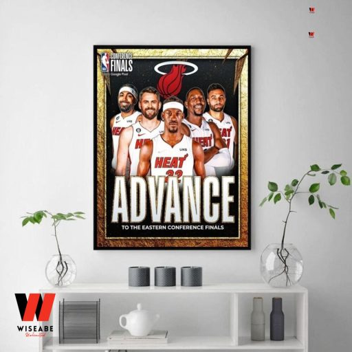 Hot NBA 2023 Miami Heat Eastern Conference Finales Poster