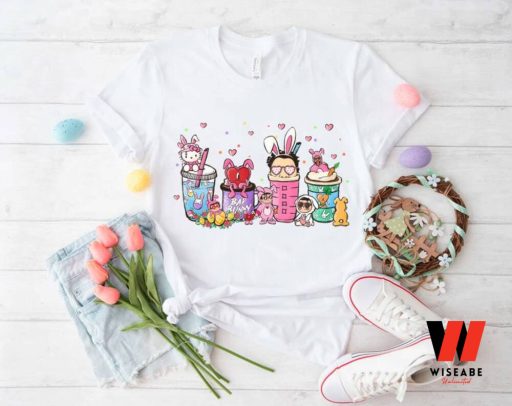 Vintage Un Verano Sin Ti Heart Kitty Latte Coffee Bad Bunny Easter Shirt, Easter Gifts For Young Adult