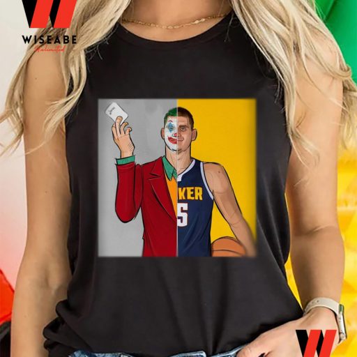 Hot NBA Basketball Team Nikola Jokic Like Joker Denver Nuggets T Shirt, Cheap Denver Nuggets Nikola Jokic T Shirt