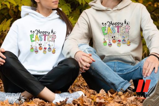 Disney Characters Happy Easter Shirt, Easter Presents For Adults