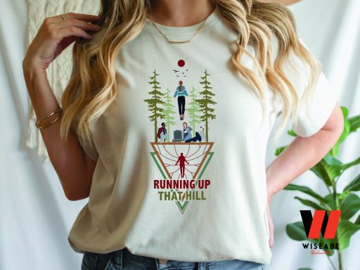 Running Up The Hill Max Mayfield Floating Scenes Stranger Things Graphic Tee, Stranger Things Season 4 Merchandise