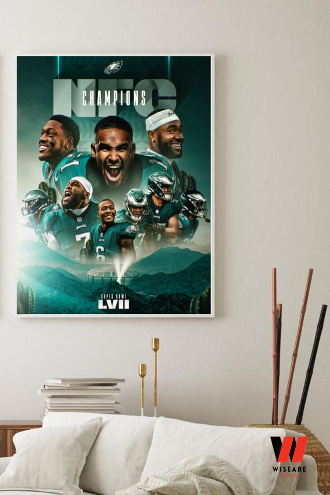 2023 Philadelphia Eagles NFC Championship Sports Page Print