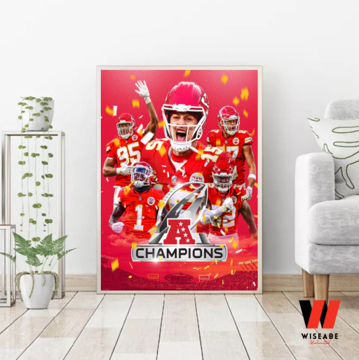 Kansas City Chiefs Super Bowl AFC Championship  2023 Poster