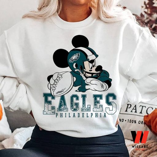 Vintage Philadelphia Eagles Football Mickey Mouse Sweatshirt