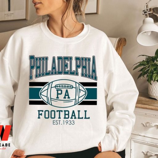 Vintage Philadelphia PA Football Est 1933 Crewneck Sweatshirt