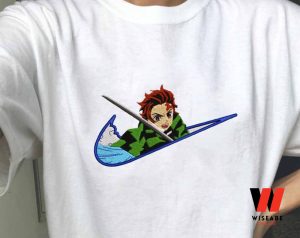 Demon Slayer Tanjiro Kamado Nike Embroidered Shirt, Demon Slayer Merchandise