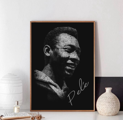 Pele Brazil Football Legend Never Die Poster