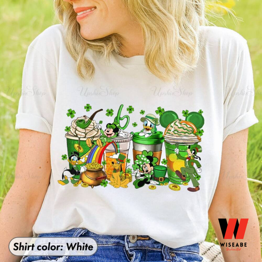 Vintage Irish Shamrock Lilo Stitch Disney St Patricks Day T Shirt, Unique  St Patricks Day Gifts - Wiseabe Apparels