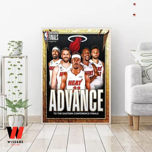 Hot NBA 2023 Miami Heat Eastern Conference Finales Poster