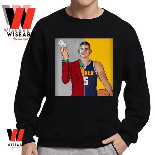 Hot NBA Basketball Team Nikola Jokic Like Joker Denver Nuggets T Shirt, Cheap Denver Nuggets Nikola Jokic T Shirt