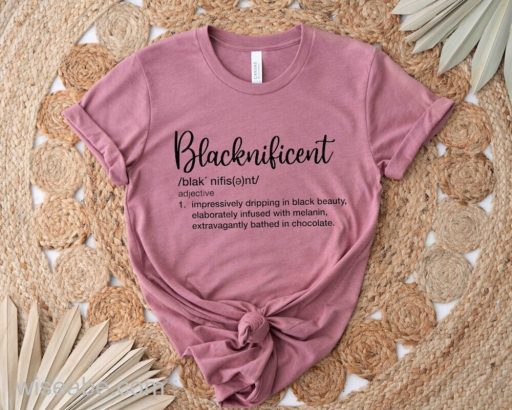 Blacknificent Definition Black History Month T shirt, Gifts For Black Dads