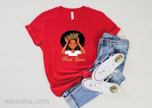 Melanin Black Queen Black History Month T Shirt,  Gifts For Black Moms