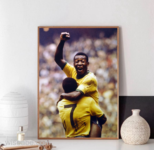 Brazil Football Legend Pele Poster