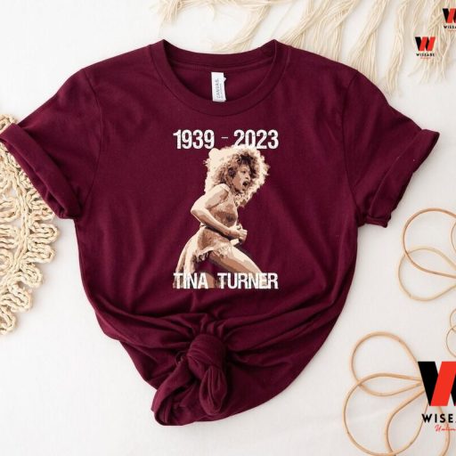 Vintage 83 Years 1939 2023 Memories Of Queen of Rock n Roll Tina Turner T Shirt