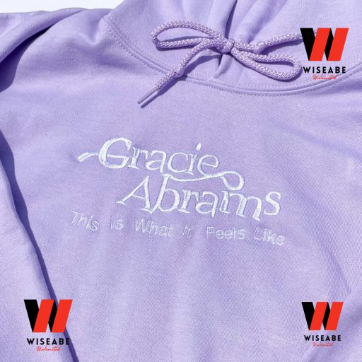 Cheap This Is What It Feels Like Gracie Abrams Embroidered Hoodie