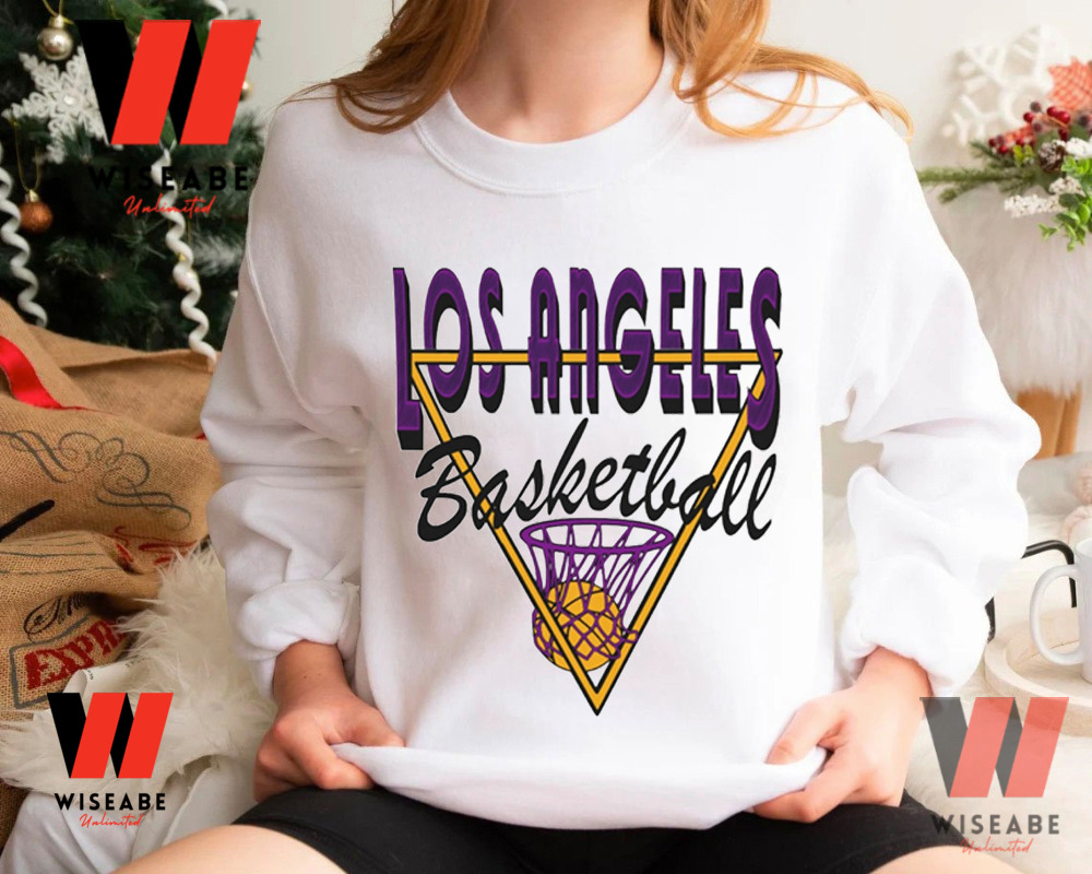 Vintage Los Angeles Basketball LA Lakers T Shirt, Cheap LA Lakers