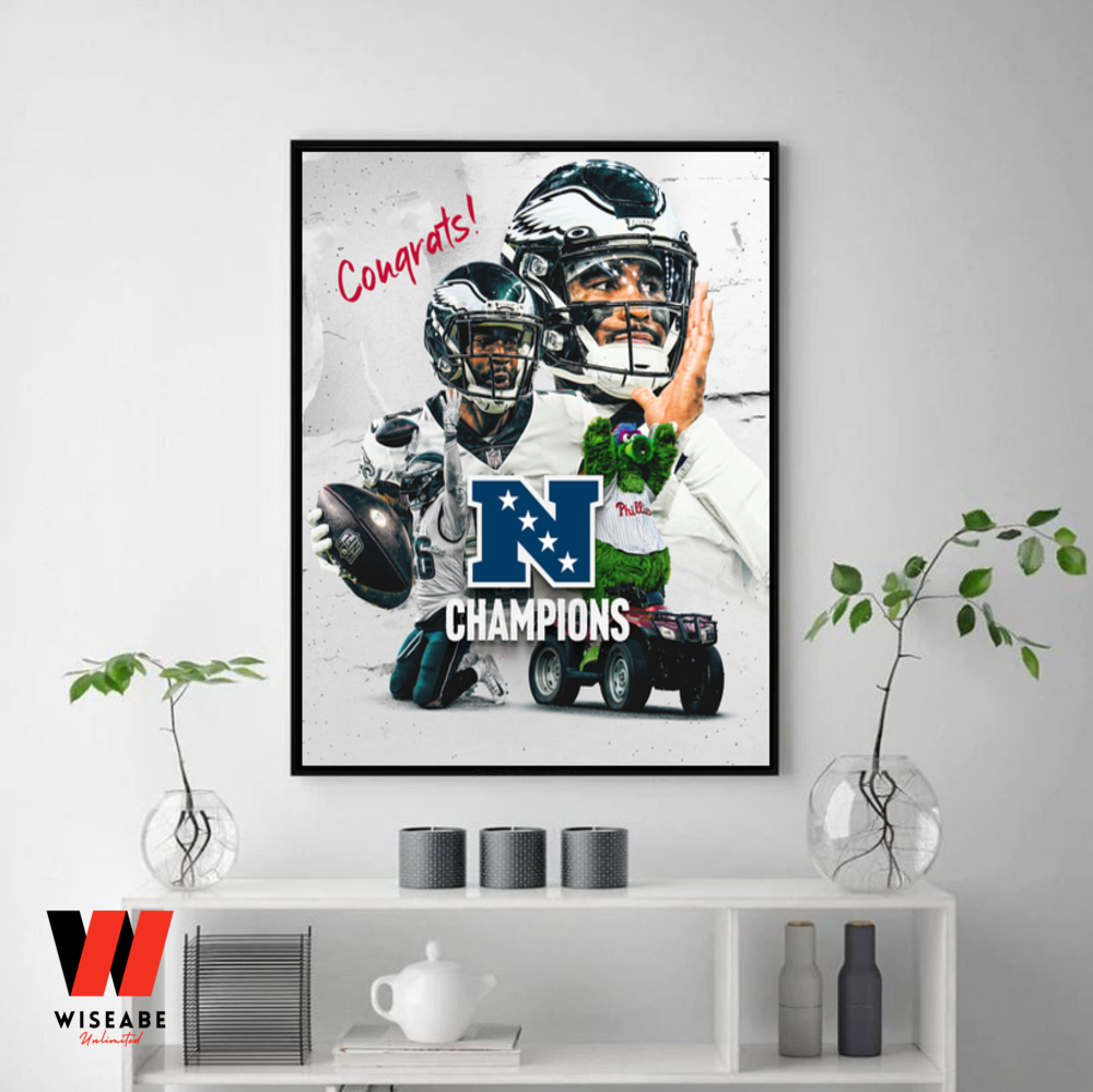 Philadelphia Eagles 2022 NFC Champs Poster #8