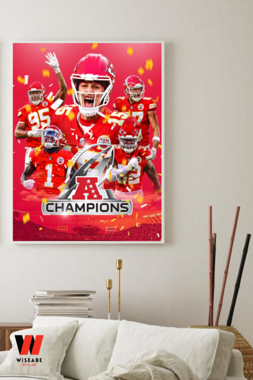 Kansas City Chiefs Super Bowl AFC Championship  2023 Poster